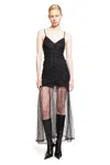 The Garment Dream Lace Ruched Maxi Dress In Black