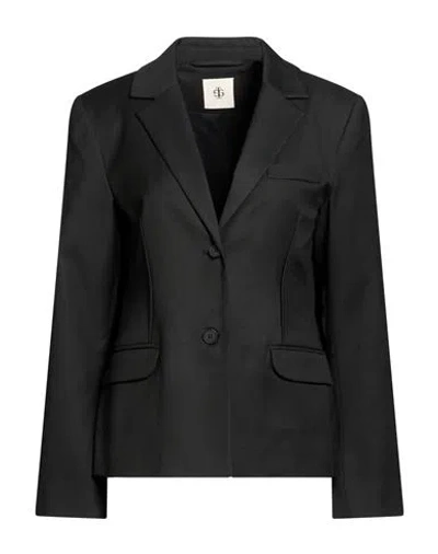 The Garment Woman Blazer Black Size 4 Polyester, Viscose, Elastane
