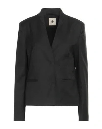 The Garment Woman Blazer Black Size 6 Polyester, Viscose, Elastane