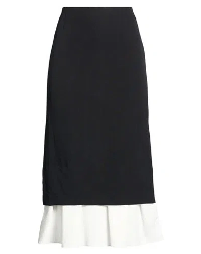 The Garment Woman Midi Skirt Black Size 4 Textile Fibers