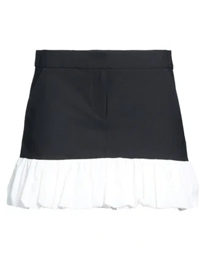 The Garment Woman Mini Skirt Black Size 4 Polyester, Wool, Elastane