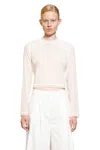 The Garment Blusa Con Spalla Saggia In White