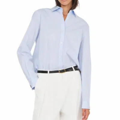 The Garment Women's Perry Shirt In Dusty Blue In Multi