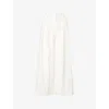 The Garment Womens Avelino Wide-leg Cotton-blend Trousers Cream