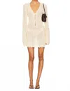The Garment Tanzania Short Dress Bone W. Bone In Neutral