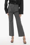 The Garment Wool Blen Pisa Pants With Belt Loops In Grey