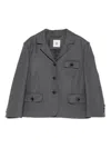 The Garment Wool Blend Jacket In Gray