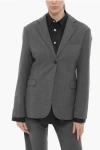 THE GARMENT WOOL BLEND PISA BLAZER WITH FLAP POCKETS