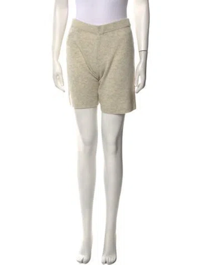 Pre-owned The Garment Wool Mini Shorts W/ Tags In Neutral