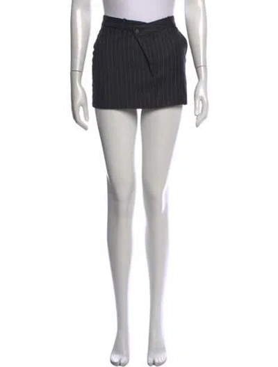 Pre-owned The Garment Wool Mini Skirt In Grey