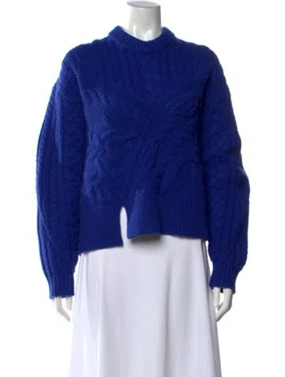 Pre-owned The Garment Wool Mock Neck Sweater In Blue