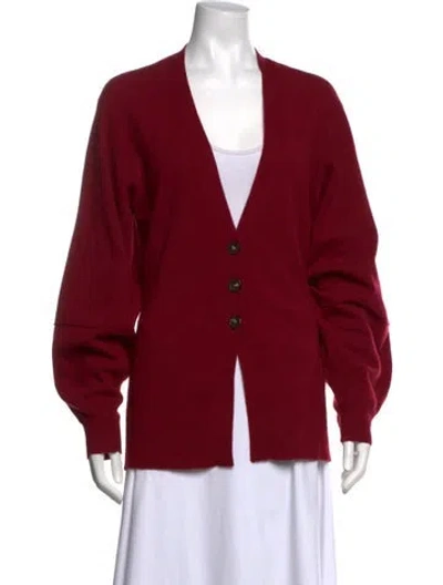 Pre-owned The Garment Wool V-neck Sweater W/ Tags In Red