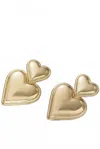 The General Collective Heart Earrings In Gold