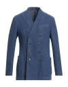 The Gigi Man Blazer Blue Size 36 Cotton, Linen, Polyester