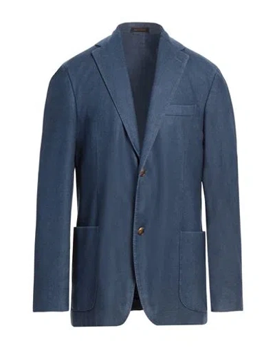 The Gigi Man Blazer Blue Size 44 Virgin Wool, Polyester