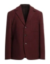The Gigi Man Suit Jacket Brick Red Size 42 Wool In Red