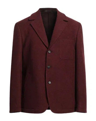 The Gigi Man Suit Jacket Brick Red Size 42 Wool