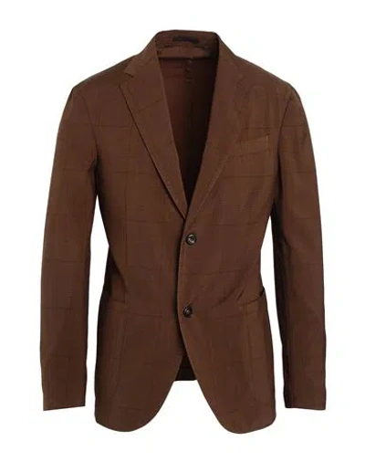 The Gigi Man Blazer Brown Size 38 Virgin Wool