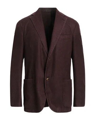 The Gigi Man Blazer Chocolate Brown Size 44 Virgin Wool, Polyester