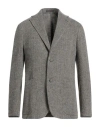 The Gigi Man Blazer Grey Size 44 Virgin Wool In Gray