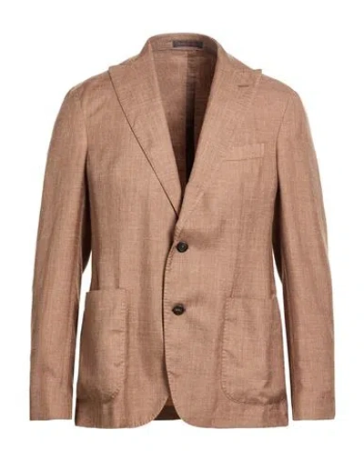 The Gigi Man Blazer Light Brown Size 34 Silk, Cashmere, Linen