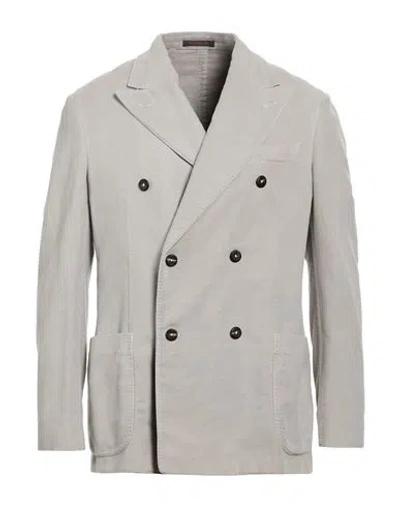 The Gigi Man Blazer Light Grey Size 42 Cotton In Neutral