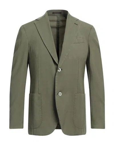 The Gigi Man Suit Jacket Military Green Size 38 Virgin Wool