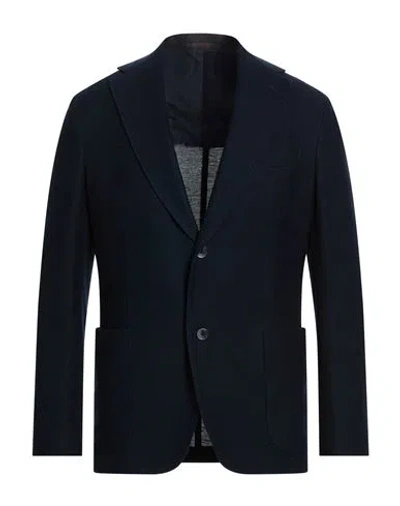 The Gigi Man Blazer Navy Size 40 Cotton In Black