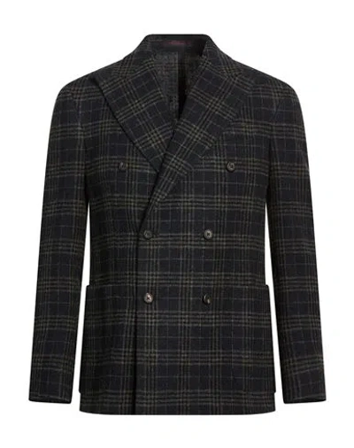 The Gigi Man Blazer Navy Size 44 Virgin Wool In Blue