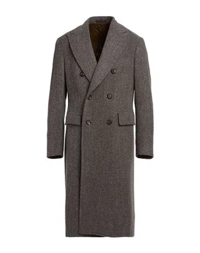 The Gigi Man Coat Grey Size 40 Virgin Wool, Polyester In Gray