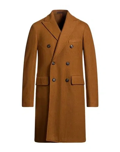 The Gigi Man Coat Tan Size 44 Cashmere In Brown
