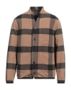 The Gigi Man Jacket Camel Size M Wool, Polyamide In Beige