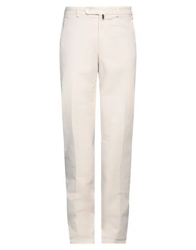 The Gigi Man Pants Cream Size 28 Cotton In White