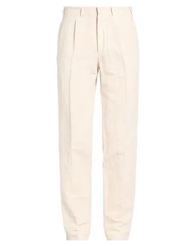 The Gigi Man Pants Ivory Size 40 Hemp, Cotton In White