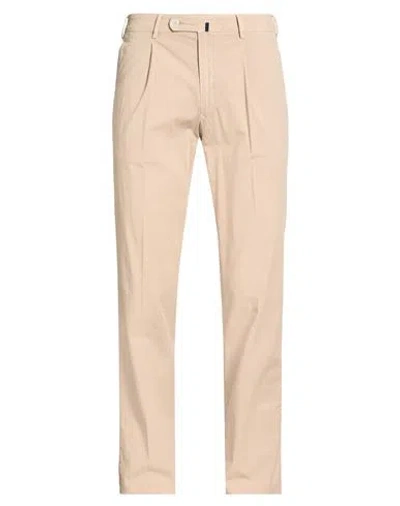 The Gigi Man Pants Sand Size 38 Cotton, Elastane In Neutral
