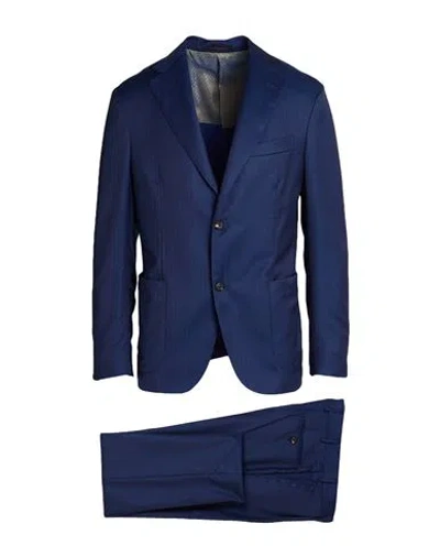 The Gigi Man Suit Bright Blue Size 40 Wool