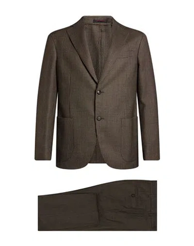 The Gigi Man Suit Brown Size 38 Virgin Wool