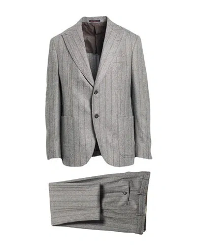 The Gigi Man Suit Grey Size 44 Virgin Wool In Gray