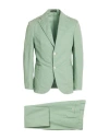 The Gigi Man Suit Sage Green Size 44 Linen, Cotton In Multi