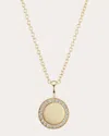 The Gild Women's Signature 14k Gold Diamond Pendant Necklace In Gold