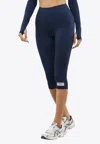 The Giving Movement Capri Leggings With Logo Patch