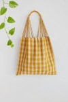 The Global Trunk Jitana Chiapas Checkerboard Hammock Bag In Marigold, Women's At Urban Outfitters