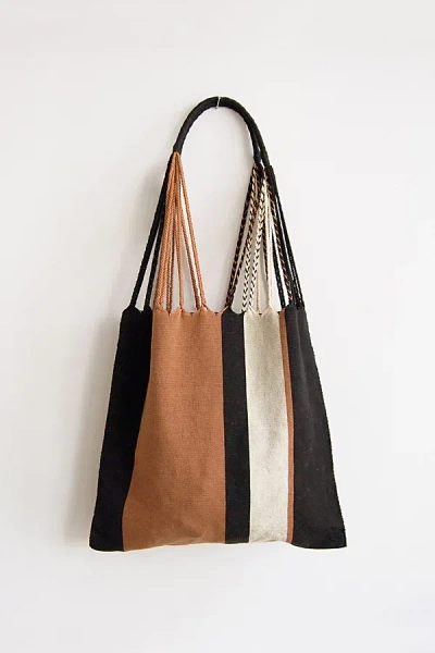 The Global Trunk Jitana Chiapas Colorblock Hammock Bag In Brown, Women's At Urban Outfitters