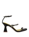 The Goal Digger Woman Sandals Black Size 9 Textile Fibers