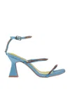 The Goal Digger Sandals In Blue