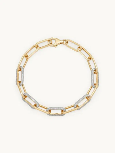 The Gold Album Pavé Cinq Bracelet In Gold