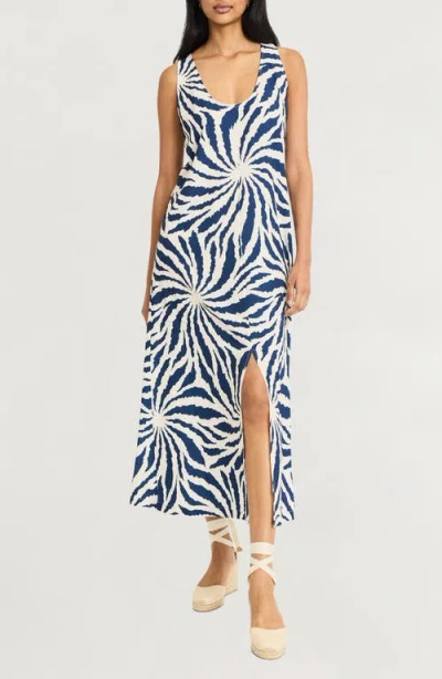 The Good Journey Abstract Print Racerback Dress