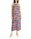 The Good Journey Paneled Maxi Dress In Multi