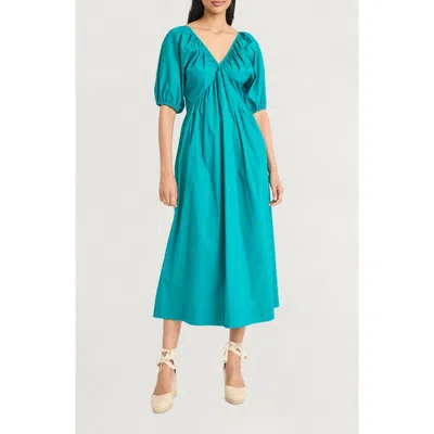 THE GOOD JOURNEY THE GOOD JOURNEY PUFF SLEEVE MAXI DRESS
