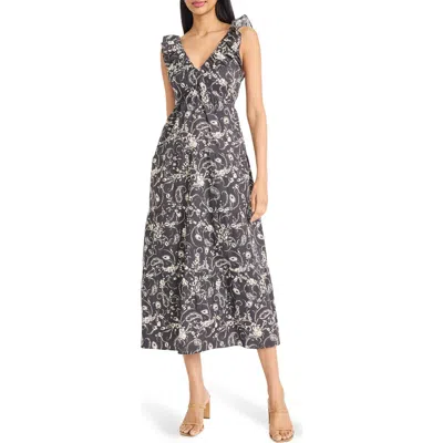 The Good Journey Ruffle Midi Sundress